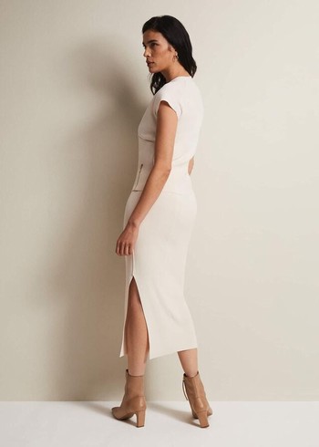 Phase Eight Zariated Skirts White Canada | BGDWYO-859